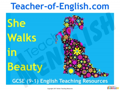 She Walks in Beauty Teaching Resources